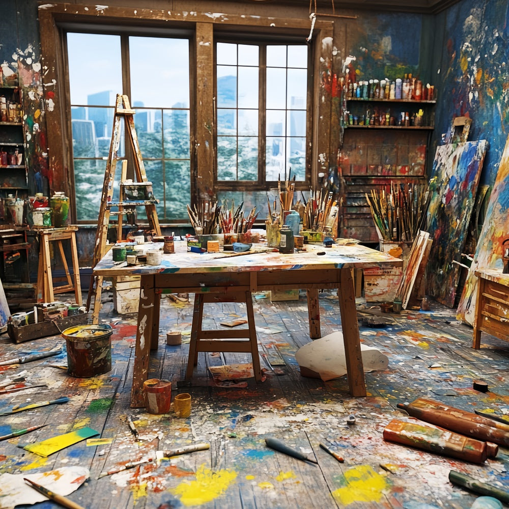 Toile de fond Fête des Pères Atelier Peinture Artistique CSH5-50