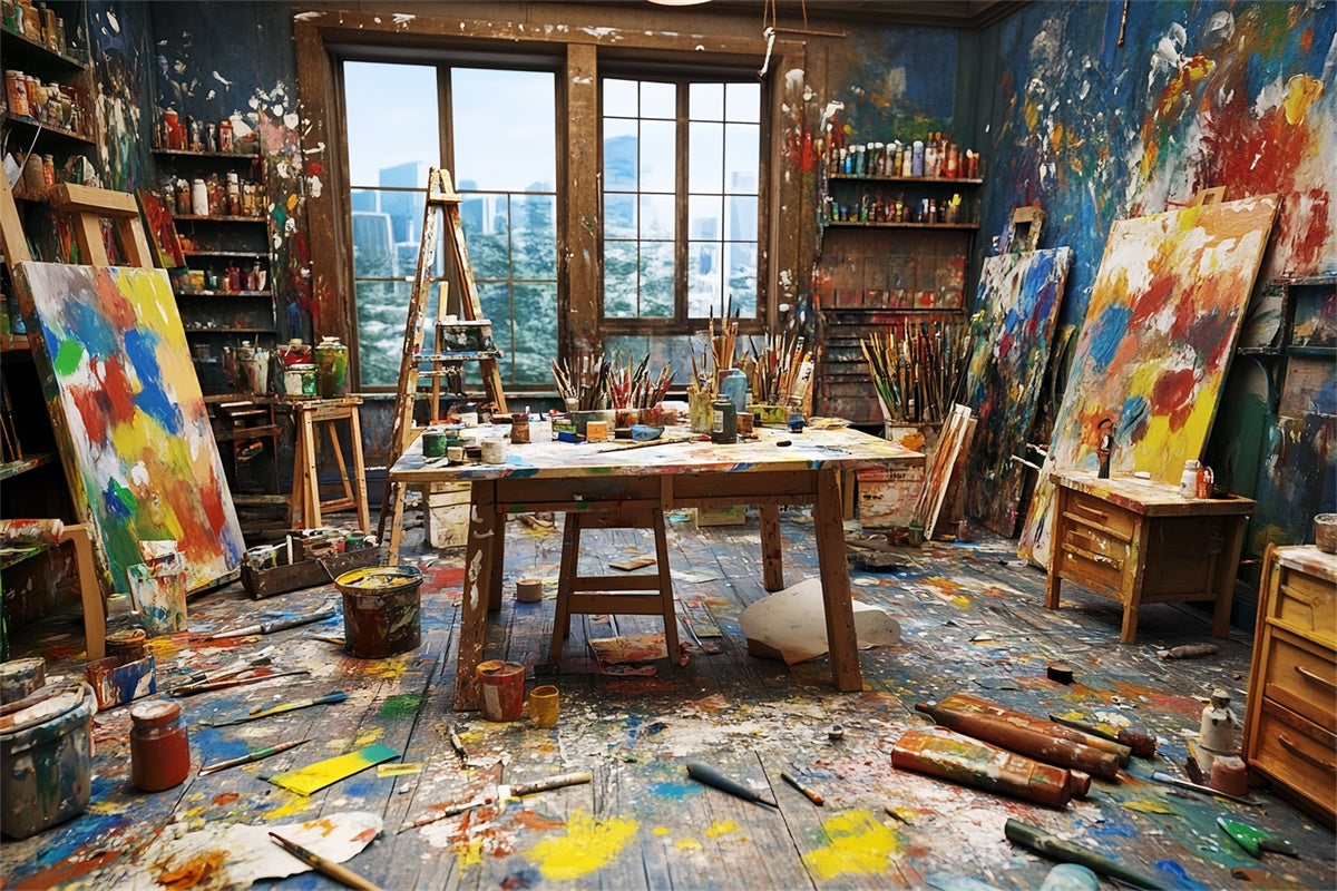 Toile de fond Fête des Pères Atelier Peinture Artistique CSH5-50