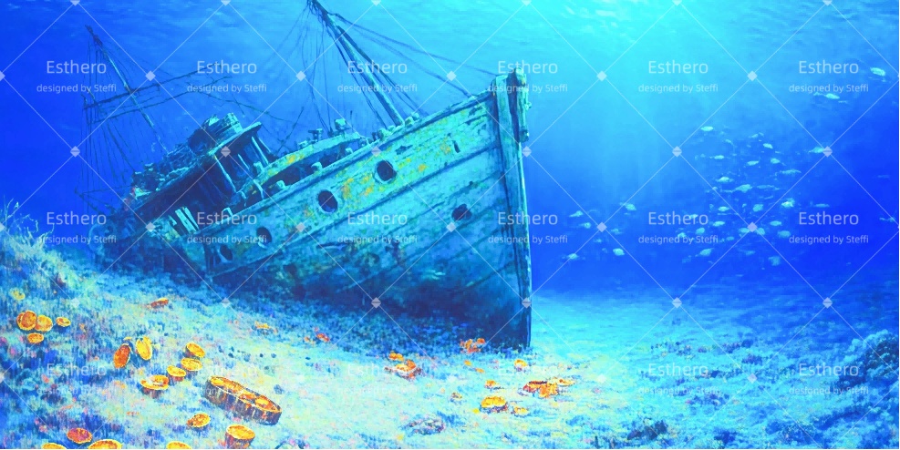 Fond de Scène Navire Coulé CSH510-T103