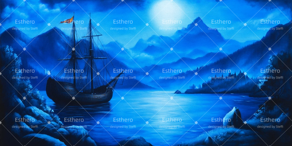 Fond de Scene Voilier Sur L’Océan CSH510-T105