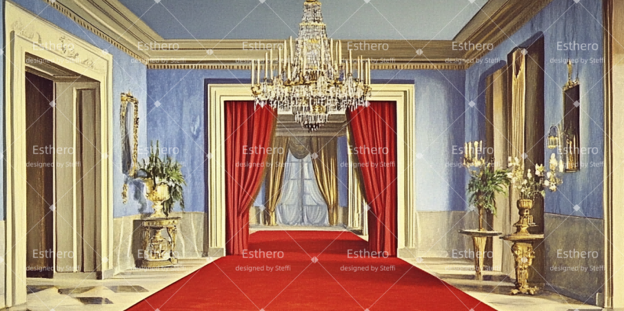 Fond de Scène Théâtre Intérieur De Villa CSH510-T106