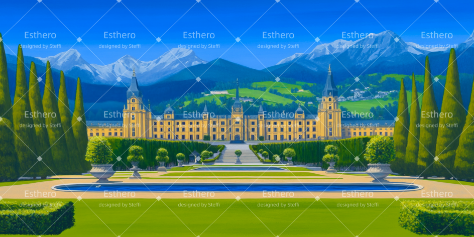 Fond de Scene Porte De Villa CSH510-T109