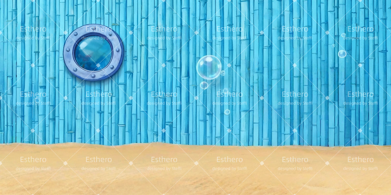 Fond de Scène Théâtre Maison De Bob L’Éponge CSH510-T111