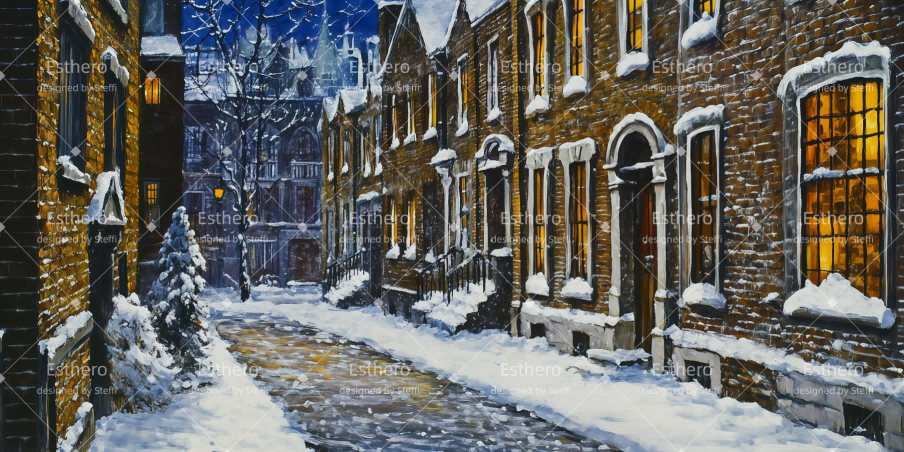 Fond de Scene Rue Hivernale CSH510-T72