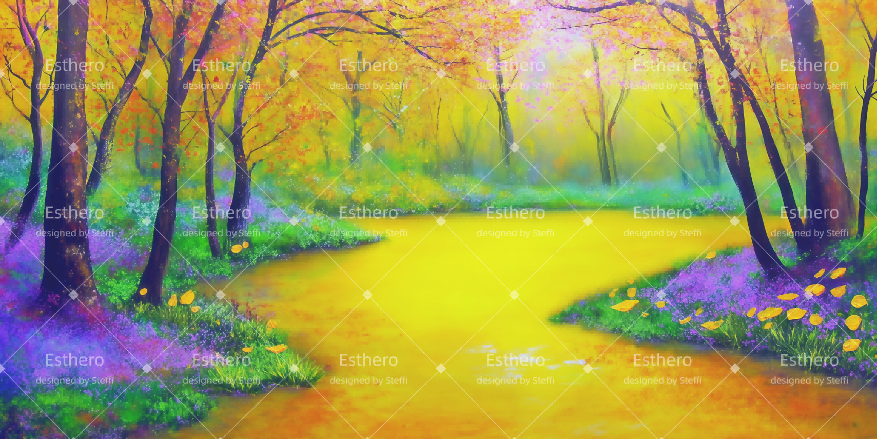 Fond de Scene Theatre Sentier Forestier CSH510-T76