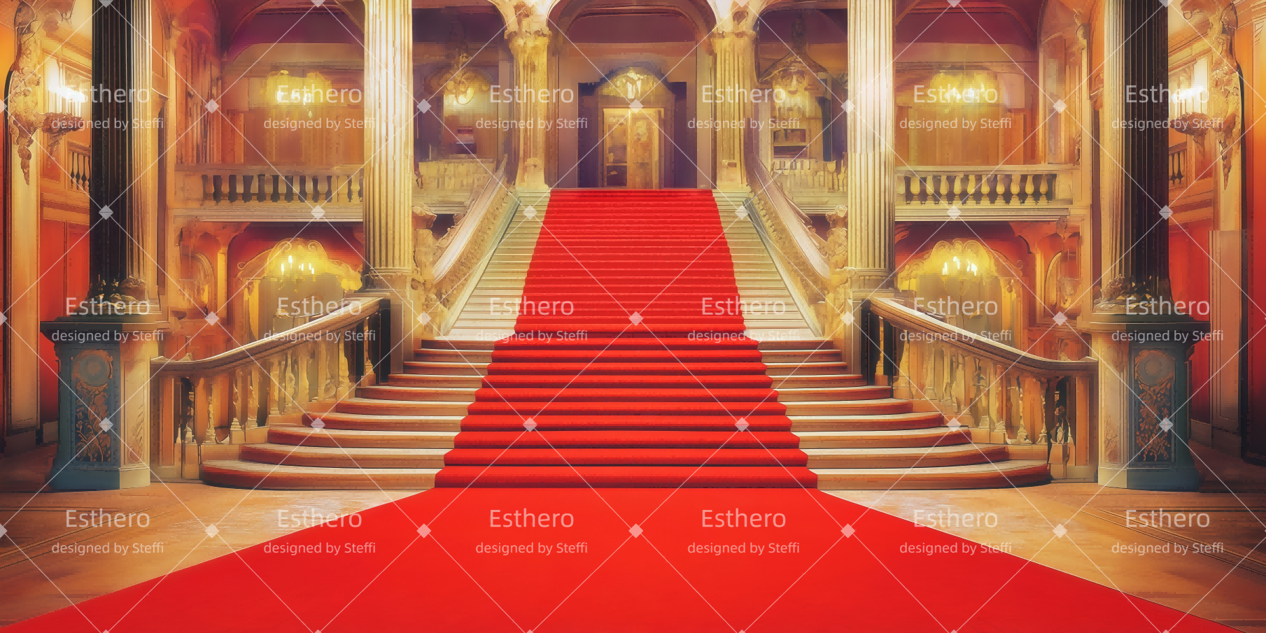 Toile de fond au Théâtre Cour des Cartes CSH510-T80