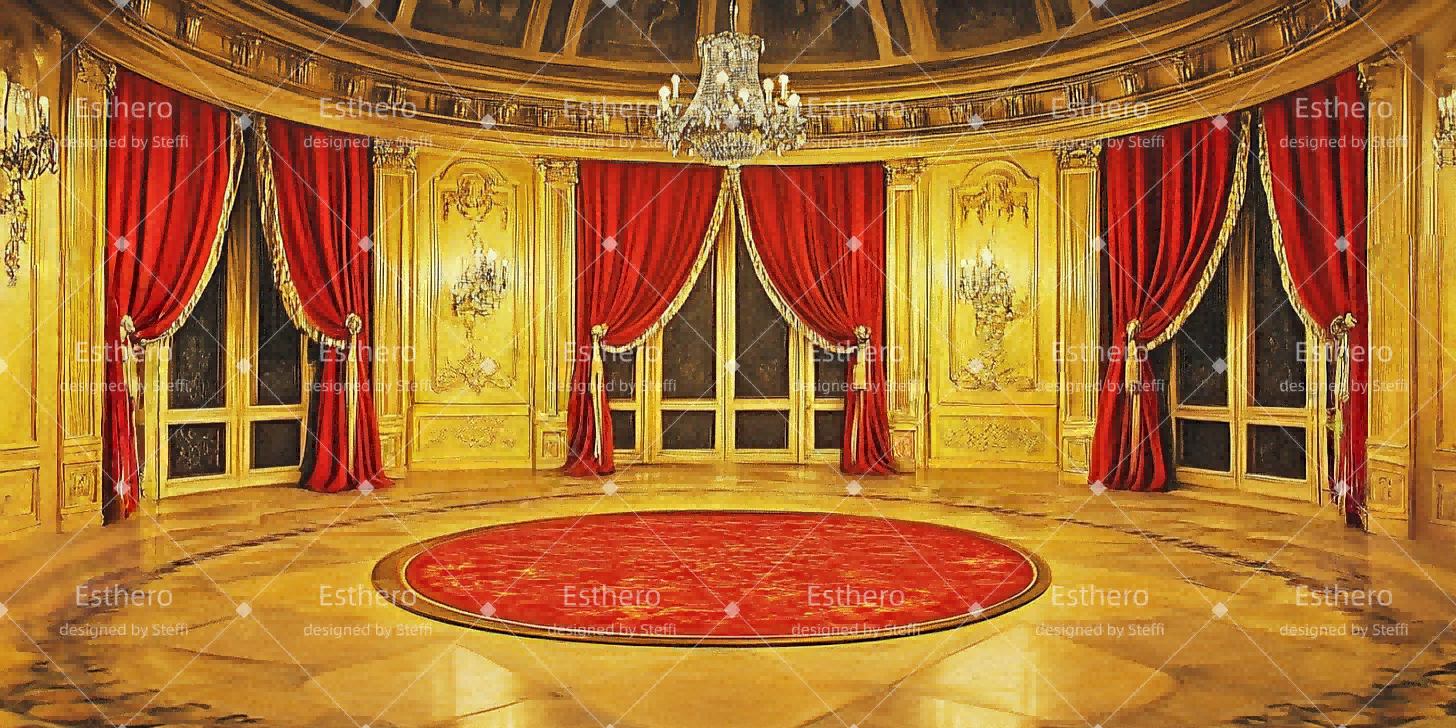 Toile de fond de Theatre Hall du Château CSH510-T86