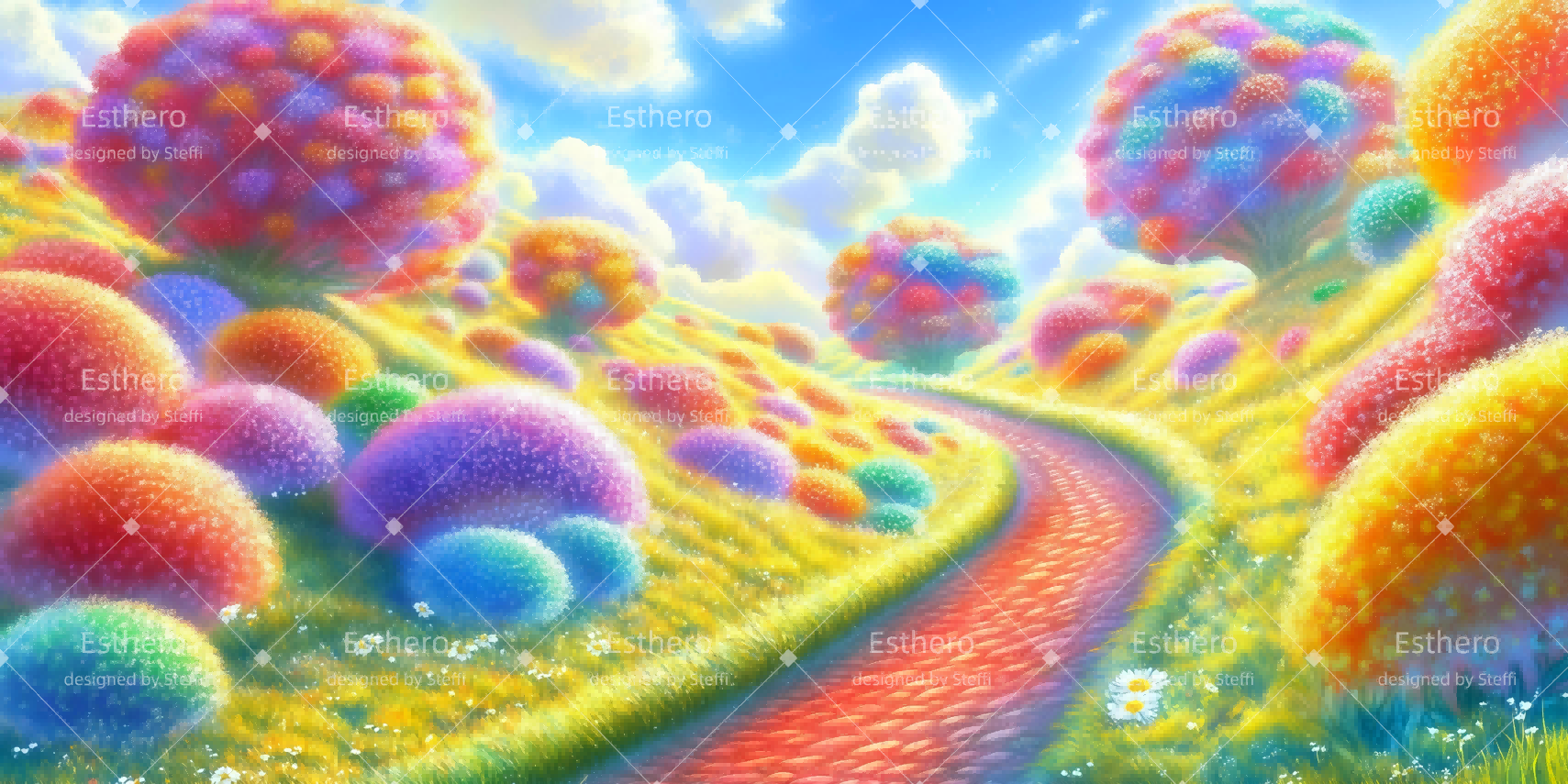 Fond de Scene Nature De Whoville CSH511-T17