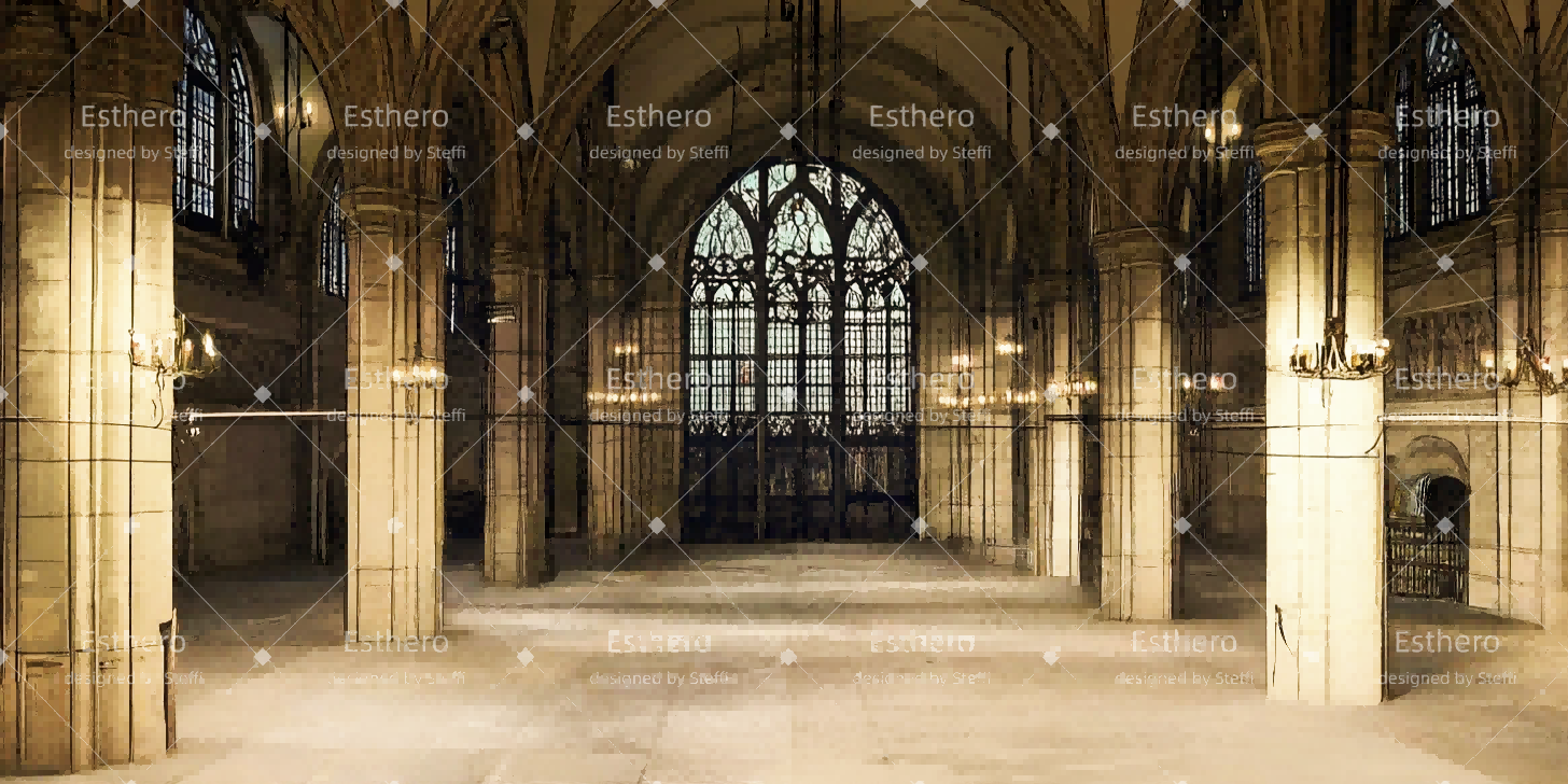 Fond de Scene Photo Chapelle Du Monastère CSH511-T35