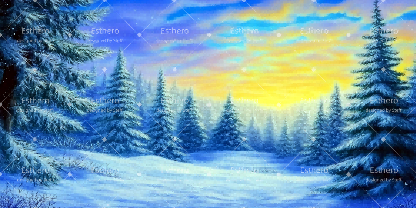 Fond de Scene Forêt Au Lever Du Soleil CSH511-T44