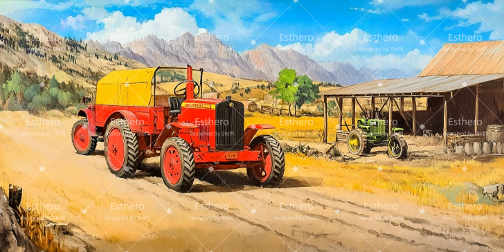 Fond de Scène Personnalisé Jeu Du Poulet CSH511-T51