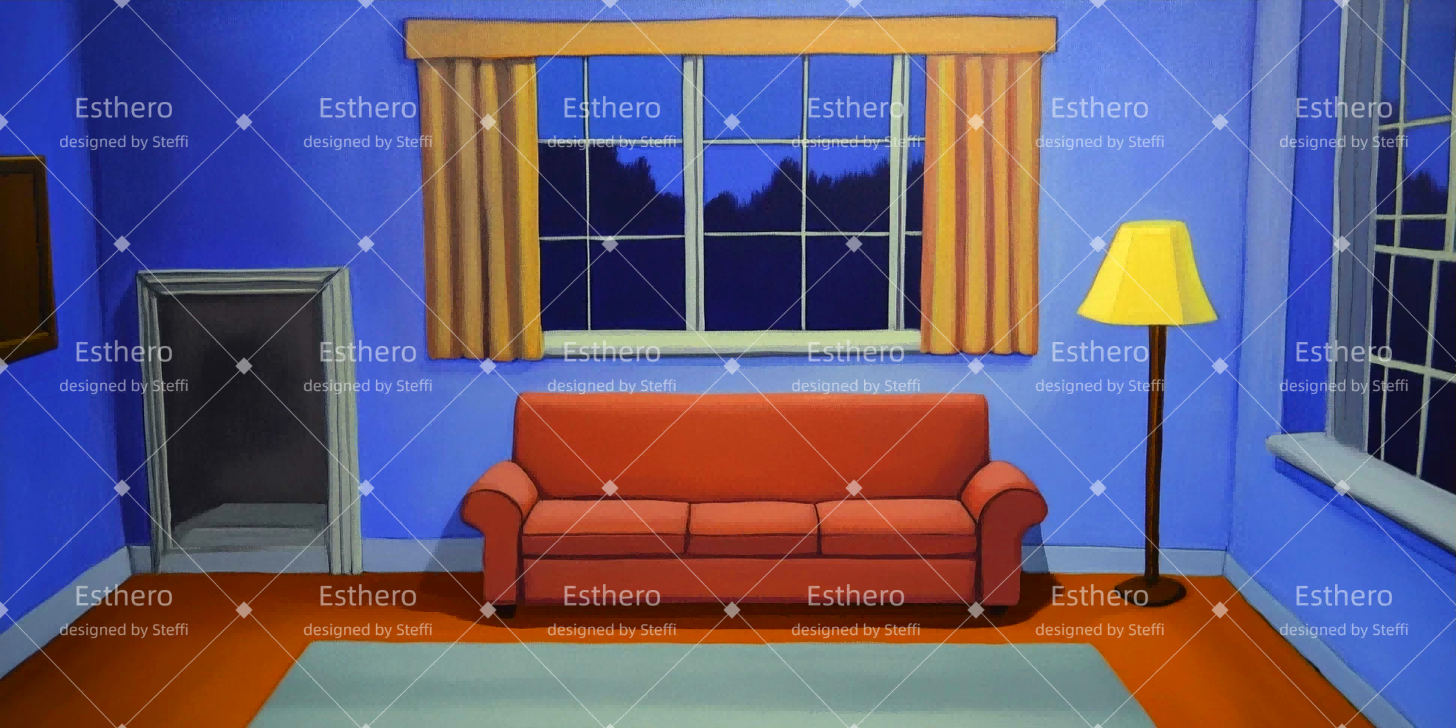 Fond de Scène Personnalisé Salon Chaleureux CSH511-T61