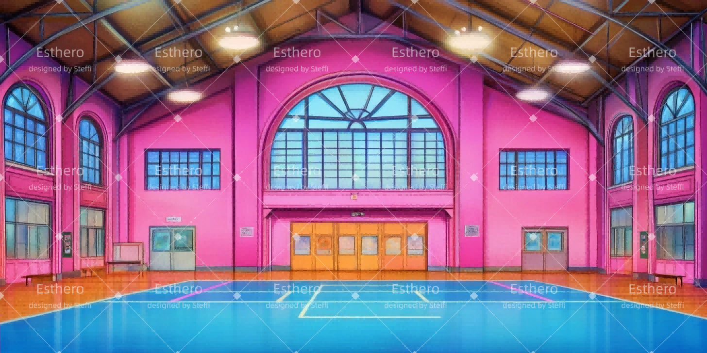 Fond de Scene Gymnase Scolaire CSH511-T62