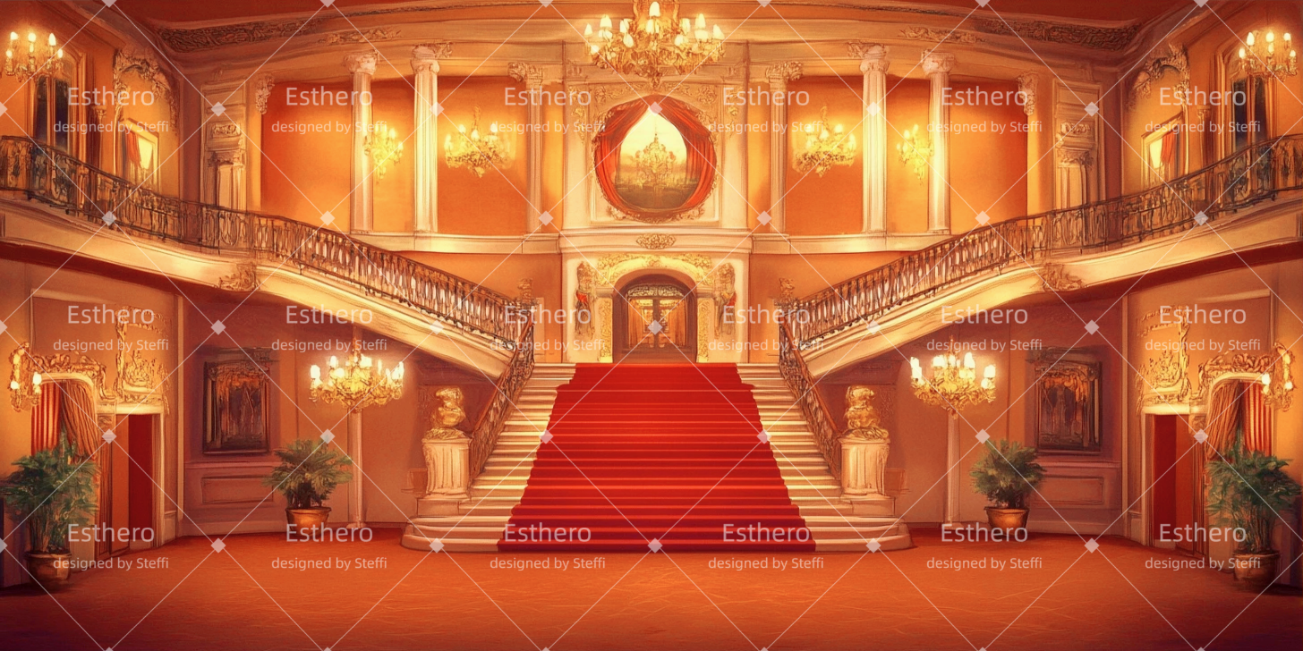 Toile de fond Theatre Salle de bal du château CSH511-T99