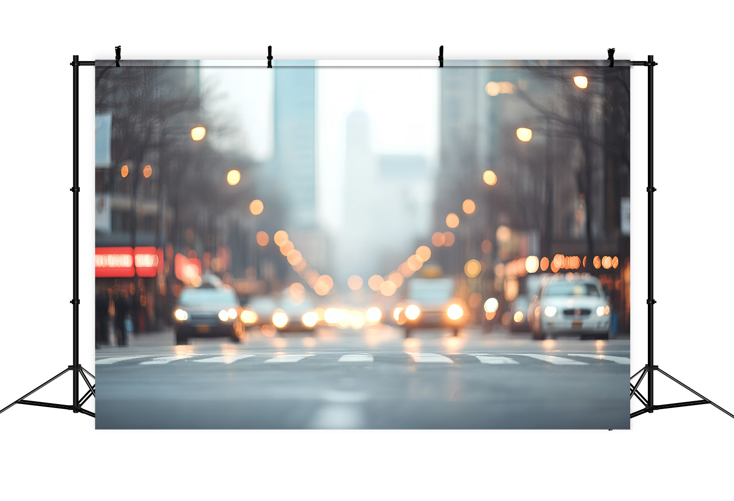 Toile de Fond Photo de Tête Lumières Urbaines Bokeh CSH57-1