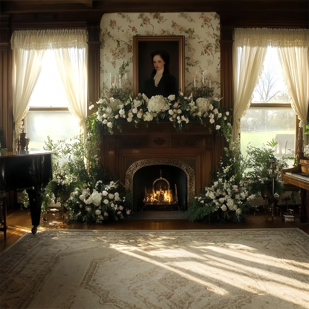 Toile de fond Vintage Victorienne Foyer Fleur CSH57-104