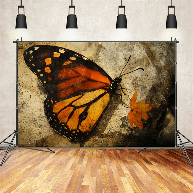 Toile de Fond Photo de Tête Touche de Papillon Automnale CSH57-11