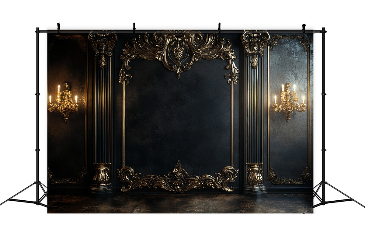 Toile de fond Vintage Mur Élégance Applique Royale CSH57-115