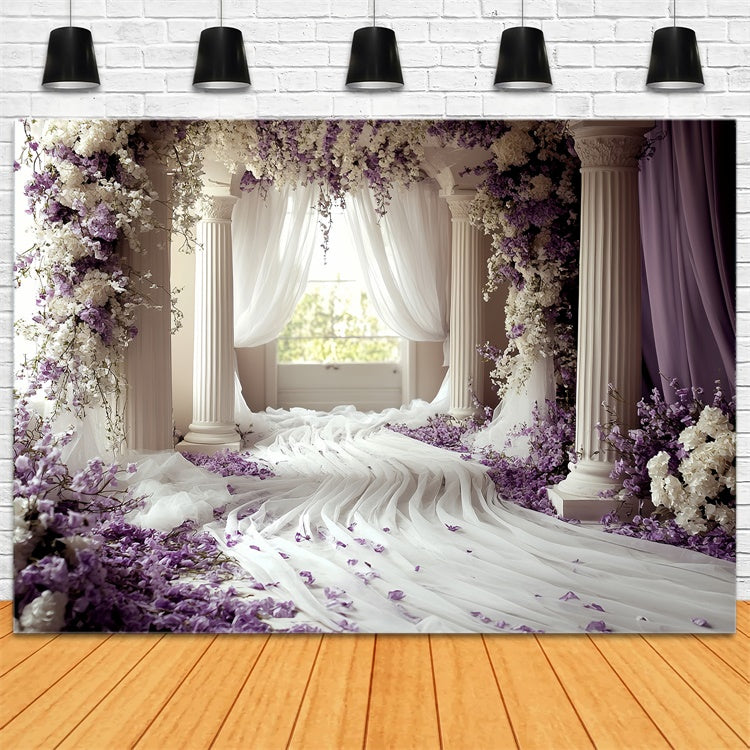 Toile de fond Vintage Classique Entrée Rêve Violette CSH57-122