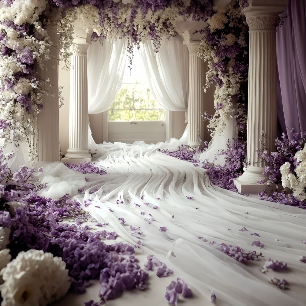 Toile de fond Vintage Classique Entrée Rêve Violette CSH57-122