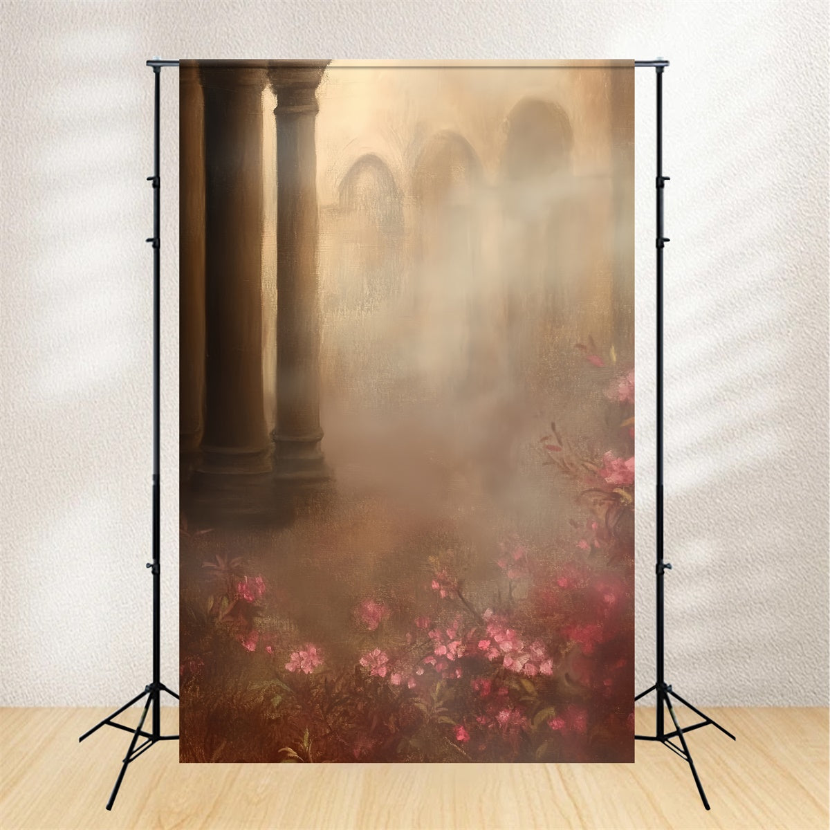 Toile de fond Vintage Rétro Jardin Brume Rosée Studio CSH57-134