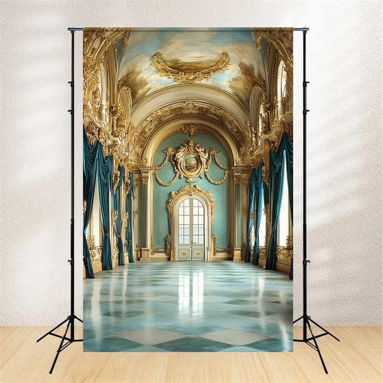 Toile de fond Vintage Photo Palais Ciel Baroque CSH57-137