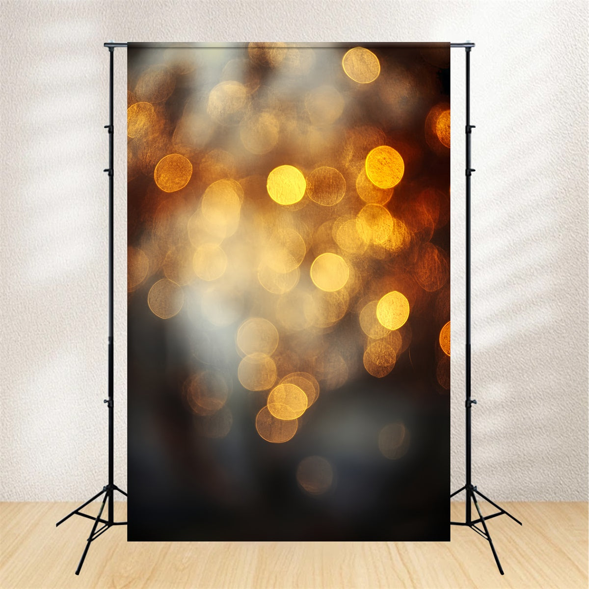 Toile de Fond Photo de Tête Cercle de Lumière Ambrée CSH57-20