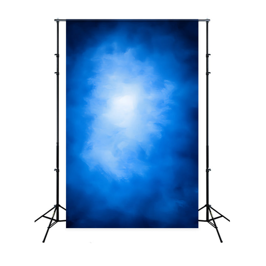 Toile de Fond Photographie Bleue Fumée Bleue Rayonnante CSH57-22