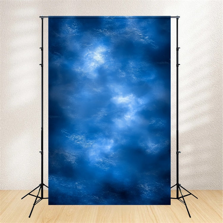 Toile de Fond Photo Bleue Tourbillon de Lumière Tranquille CSH57-27
