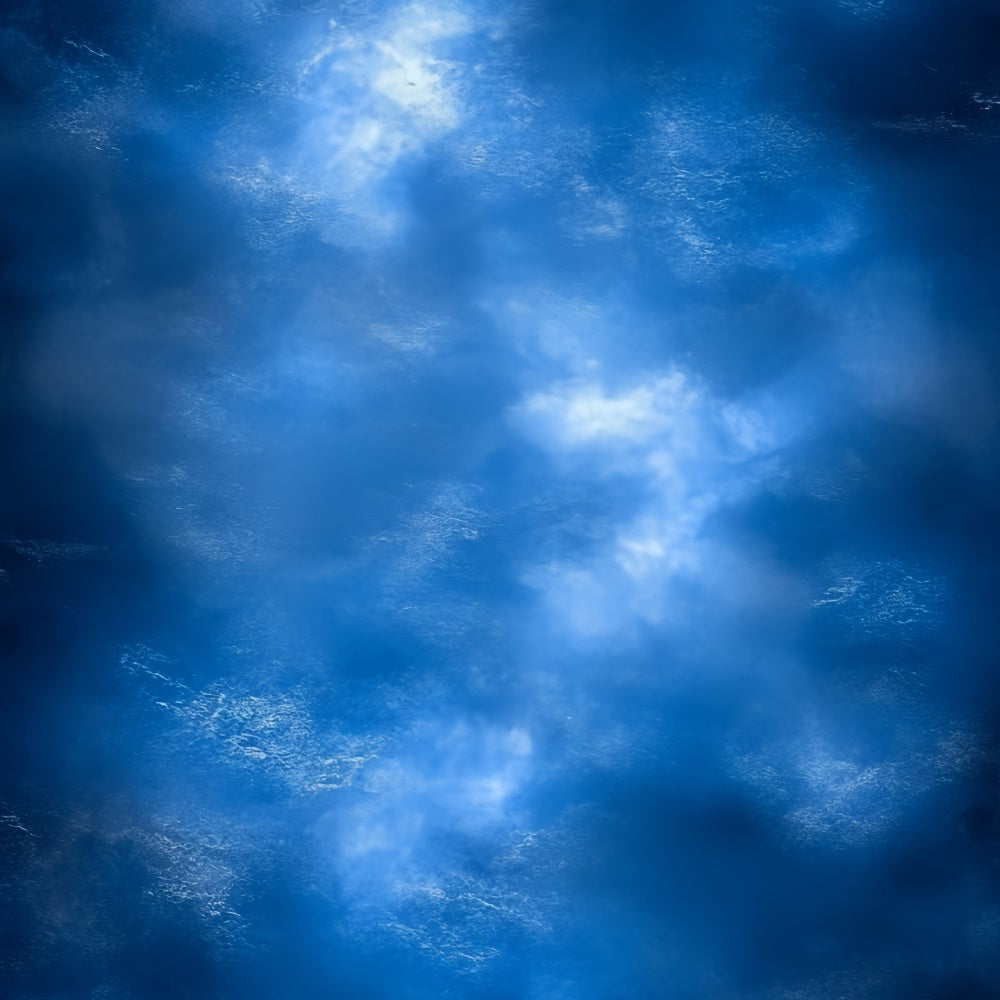 Toile de Fond Photo Bleue Tourbillon de Lumière Tranquille CSH57-27