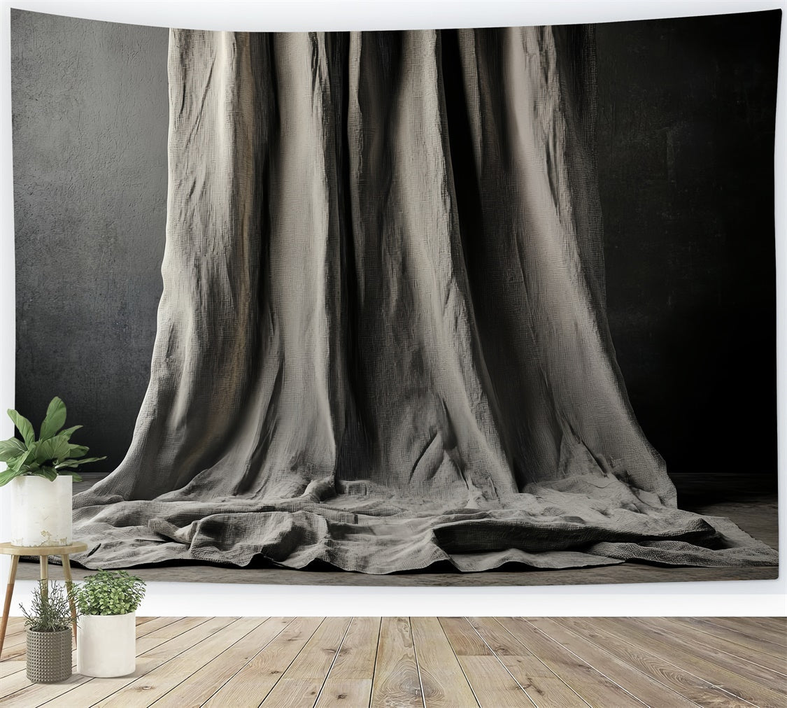 Toile de fond Artistique Drap Industriel Silence Tissu CSH57-276