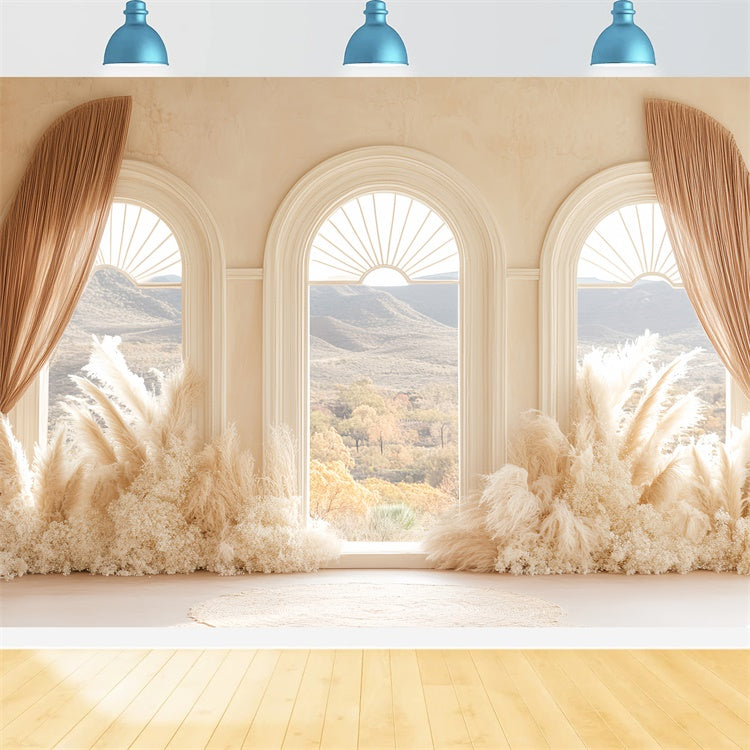 Toile de fond photo bohème Rêve Vue Fenêtre Bohème CSH57-296