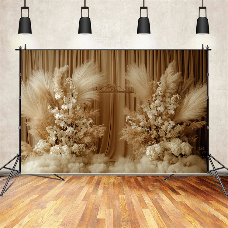 Toile de fond bohème Rêve Beige Floraison Bohème CSH57-299