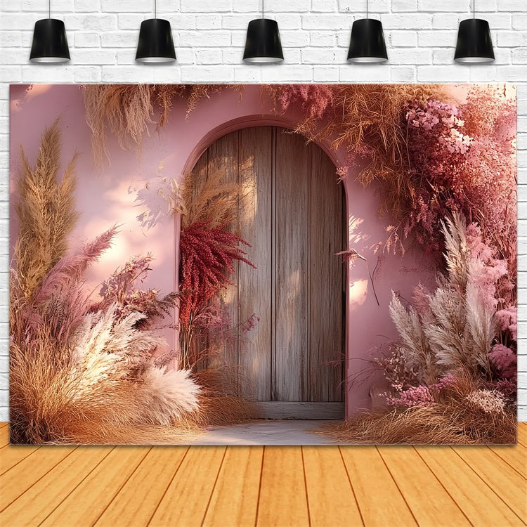 Toile de fond bohème photo Arche Floraison Coucher de Soleil CSH57-301