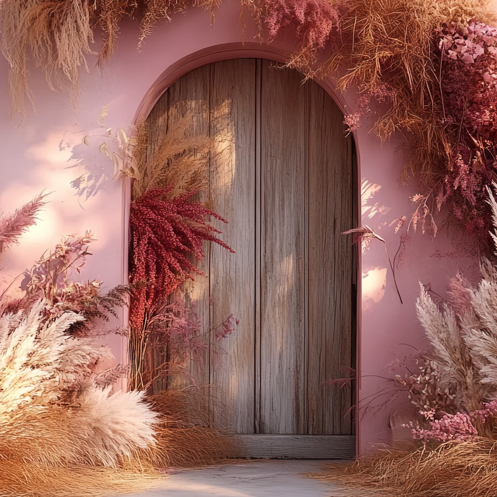 Toile de fond bohème photo Arche Floraison Coucher de Soleil CSH57-301