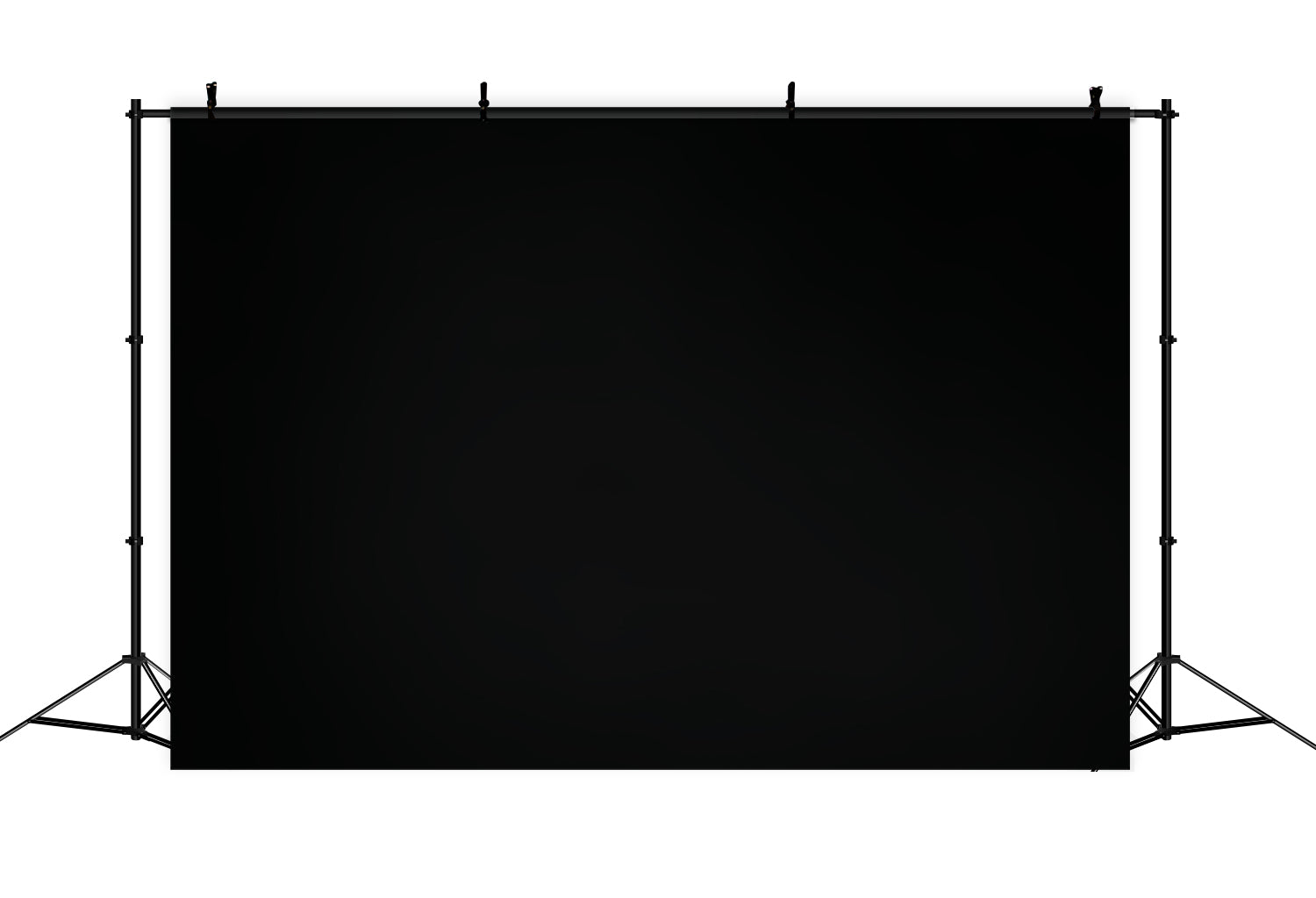 Toile de Fond Studio Noire Noir Pur Minimaliste CSH57-36