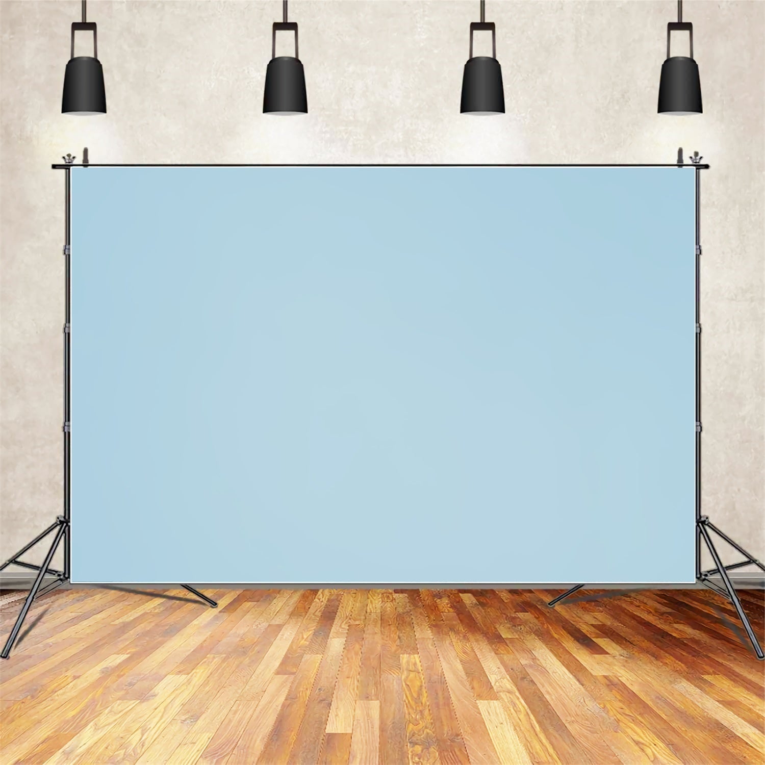 Toile de Fond Photo de Tête Professionnelle Bleu Pâle CSH57-42