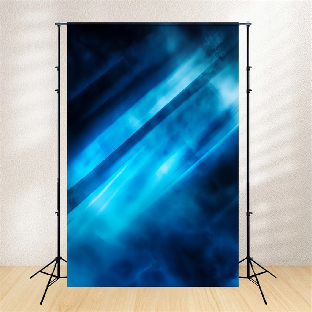 Toile de fond Abstrait Traînées Lumière Bleu Électrique CSH58-149