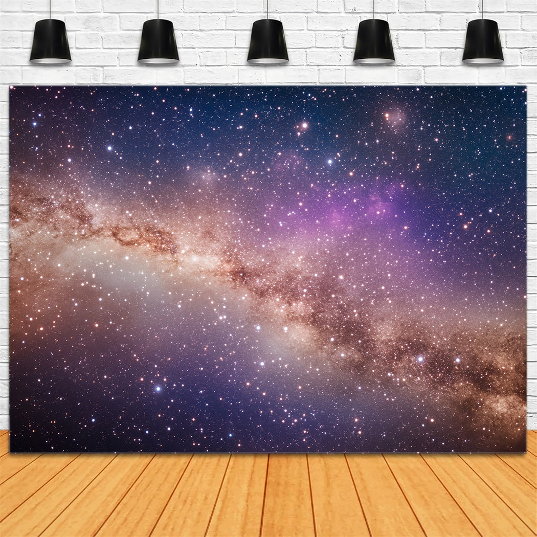 Toile de fond Abstrait Rivière d’Étoiles Lueur Galaxie CSH58-161