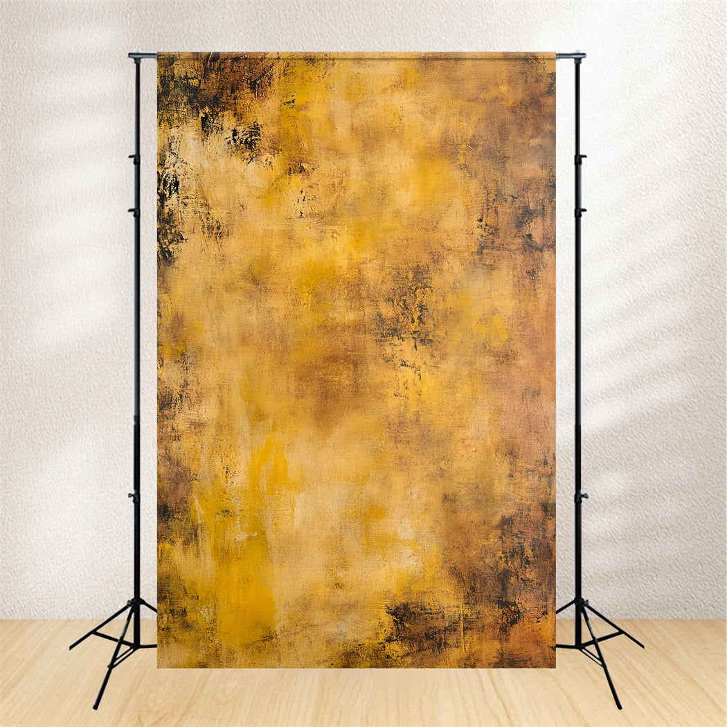 Toile de fond Abstrait Motif Grunge Doré Rustique Photographie CSH58-165