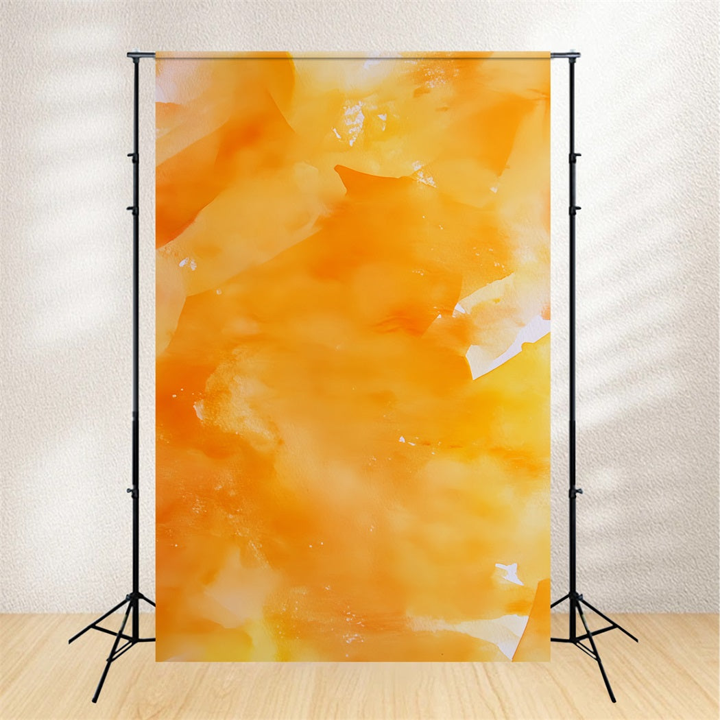 Toile de fond Abstrait Mélange Aquarelle Orange Vif Photographie CSH58-169
