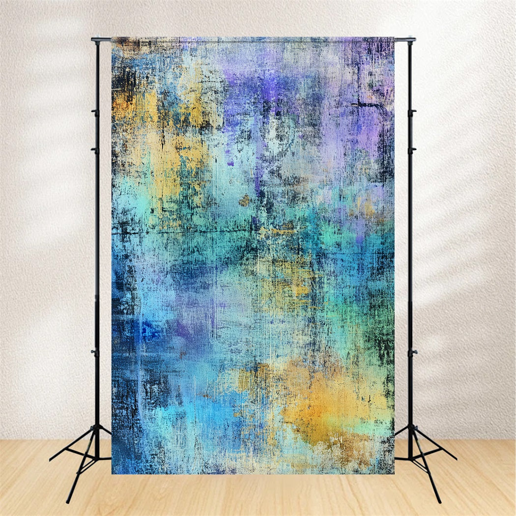 Toile de fond Abstrait Texture Aqua Violet Pastel CSH58-179
