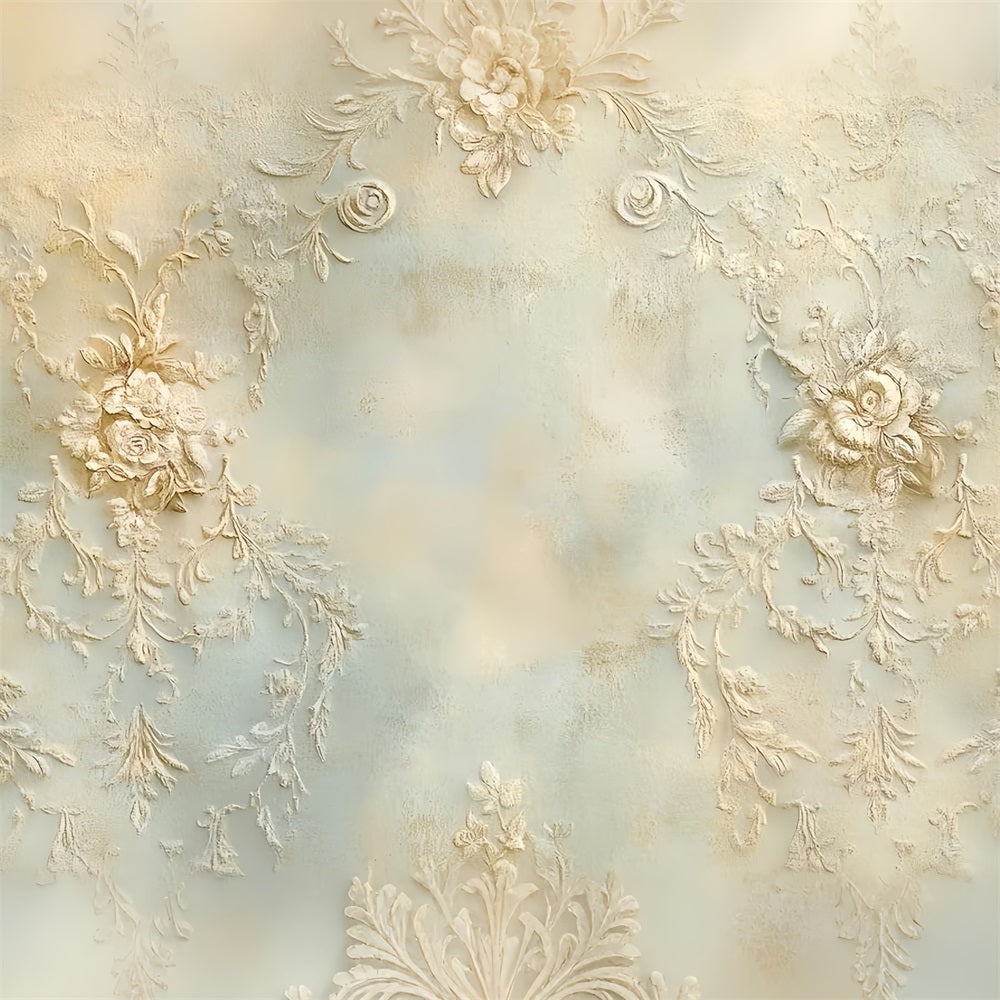 Toile de fond Abstrait Motif Floral Gaufré Élégant CSH58-200