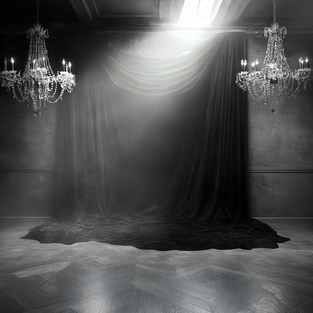 Fond Studio Halloween Velours Foncé Lustre Tentures CSH58-76