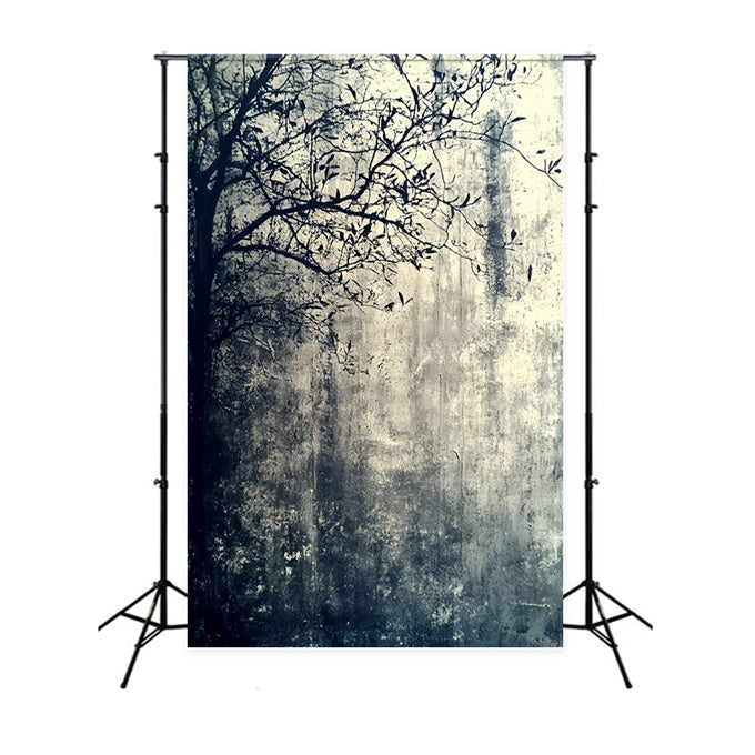 Toile de fond Halloween Texture Abstraite Arbre Hanté CSH6-114