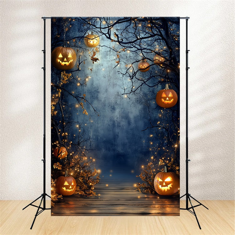 Toile de fond Photo Halloween Éclat de Citrouille Enchantée CSH6-115