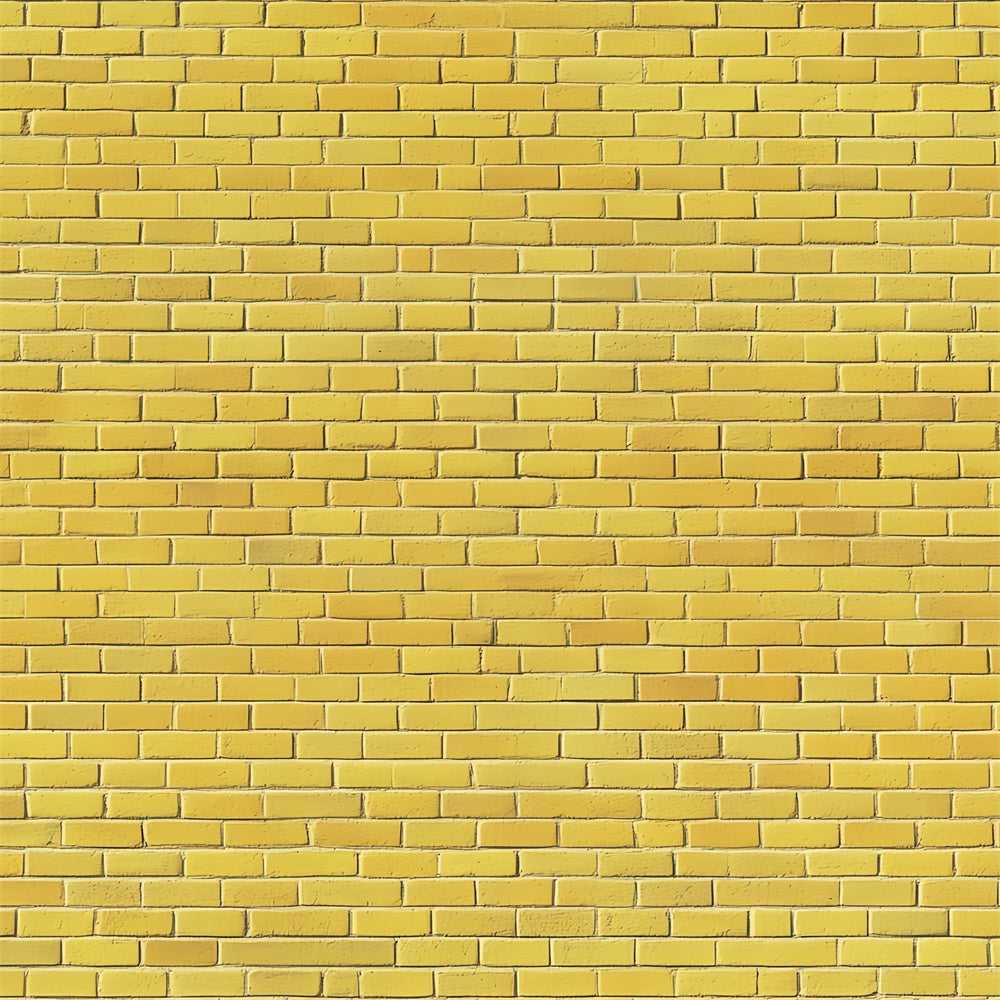 Toile de fond Photo Mur de Brique Jaune Citron Dynamique CSH6-151