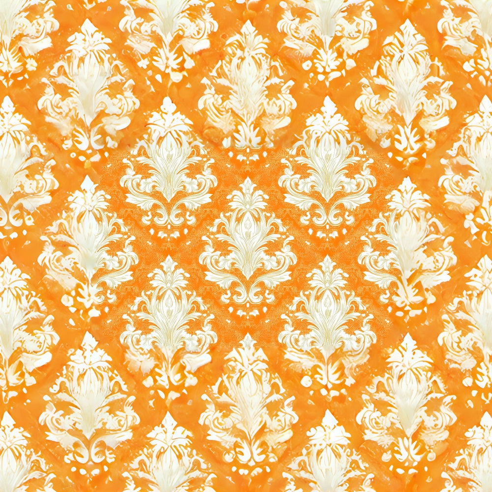 Toile de fond Photo Automne Motif Damassé Vintage CSH6-223