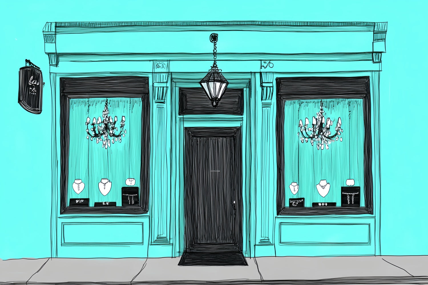 Toile de fond Cake Smash Style Boutique Esquissé CSH6-294