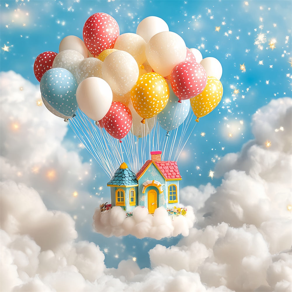 Toile de fond Photo Gâteau Smash Nuage Ballon Fantaisie CSH6-306